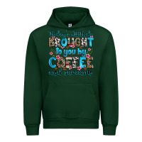 Forest Green today's attitude brought to you by coffee and sarc Urban Hoodie - Zillion Design Studio