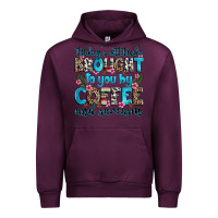 Mauve Wine today's attitude brought to you by coffee and sarc Urban Hoodie - Zillion Design Studio