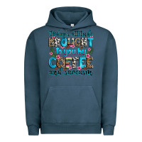 Pigment Midnight Navy today's attitude brought to you by coffee and sarc Urban Hoodie - Zillion Design Studio