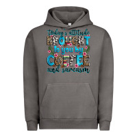 Pigment Tornado today's attitude brought to you by coffee and sarc Urban Hoodie - Zillion Design Studio