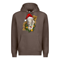 Coffee christmas goat Premium Hoodie - RanaPortraitStore