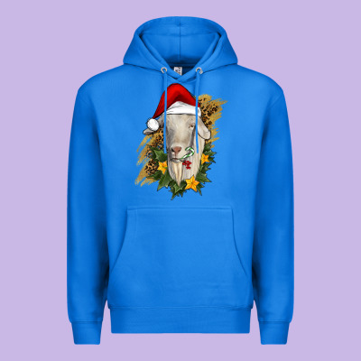 Christmas Goat Premium Hoodie Designed By Ranaportraitstore