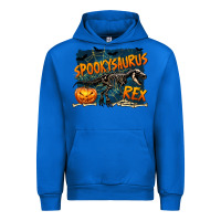 Cobalt Spooky Saurus Rex Urban Hoodie - texasbilliewilder