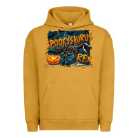 Pigment Peanut Butter Spooky Saurus Rex Urban Hoodie - texasbilliewilder