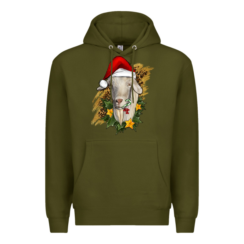 Christmas Goat Premium Hoodie by RanaPortraitStore | Teevron