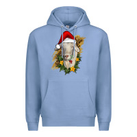 Colony Blue christmas goat Premium Hoodie - RanaPortraitStore