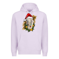 Lilac christmas goat Premium Hoodie - RanaPortraitStore