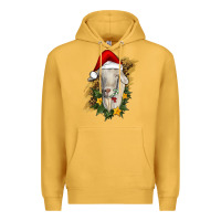 Mustard christmas goat Premium Hoodie - RanaPortraitStore