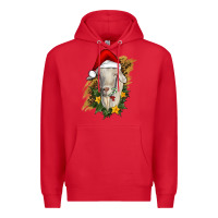 Red christmas goat Premium Hoodie - RanaPortraitStore
