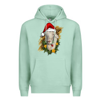 Seafoam christmas goat Premium Hoodie - RanaPortraitStore