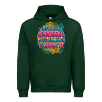 Forest Green throwing sarcasm around like confetti Urban Hoodie - Zillion Design Studio