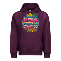 Mauve Wine throwing sarcasm around like confetti Urban Hoodie - Zillion Design Studio