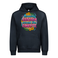 Navy throwing sarcasm around like confetti Urban Hoodie - Zillion Design Studio