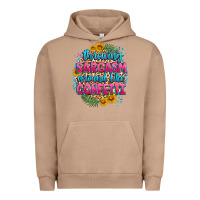 Pigment Burro throwing sarcasm around like confetti Urban Hoodie - Zillion Design Studio