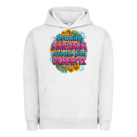Pigment Lunar Rock throwing sarcasm around like confetti Urban Hoodie - Zillion Design Studio
