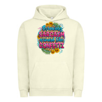 Pigment Pistachio throwing sarcasm around like confetti Urban Hoodie - Zillion Design Studio