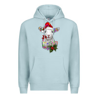 Blue Mist christmas baby sheep Premium Hoodie - RanaPortraitStore