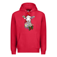 Cardinal christmas baby sheep Premium Hoodie - RanaPortraitStore