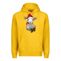 Lemon christmas baby sheep Premium Hoodie - RanaPortraitStore