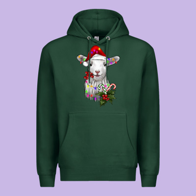 Christmas Baby Sheep Premium Hoodie Designed By Ranaportraitstore