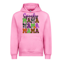 Fuchsia Pink Spooky Mama Urban Hoodie - texasbilliewilder