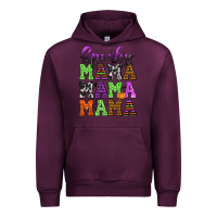 Mauve Wine Spooky Mama Urban Hoodie - texasbilliewilder