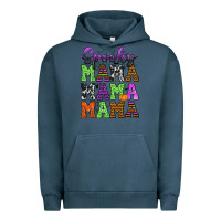 Pigment Midnight Navy Spooky Mama Urban Hoodie - texasbilliewilder