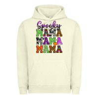 Pigment Pistachio Spooky Mama Urban Hoodie - texasbilliewilder