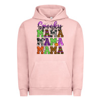 Pigment Salmon Spooky Mama Urban Hoodie - texasbilliewilder