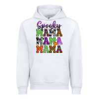 White Spooky Mama Urban Hoodie - texasbilliewilder