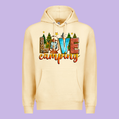 Love Camping Premium Hoodie Designed By Zillion Design Studio