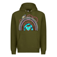Race Rainbow Premium Hoodie | Teevron