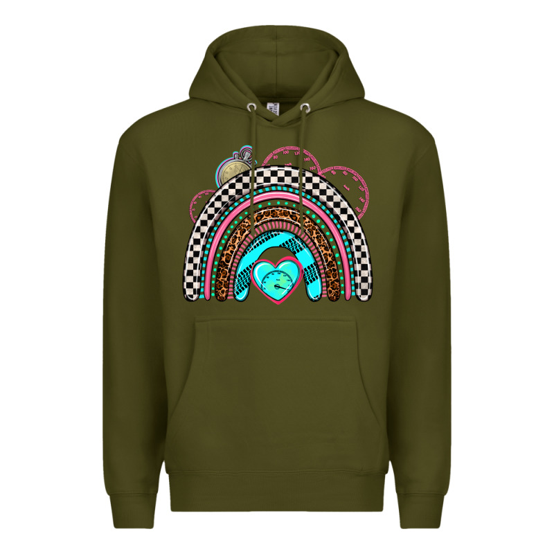 Race Rainbow Premium Hoodie by AdoDesignShop | Teevron