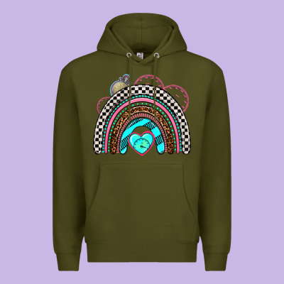 Race Rainbow Premium Hoodie Designed By Adodesignshop