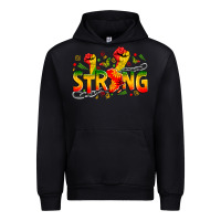Black strong juneteenth Urban Hoodie - Zillion Design Studio