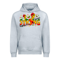 Heather Grey strong juneteenth Urban Hoodie - Zillion Design Studio