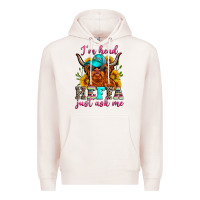 Pale Pink i'm head heffa just ask me Premium Hoodie - Zillion Design Studio