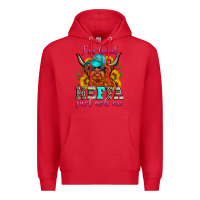 Red i'm head heffa just ask me Premium Hoodie - Zillion Design Studio