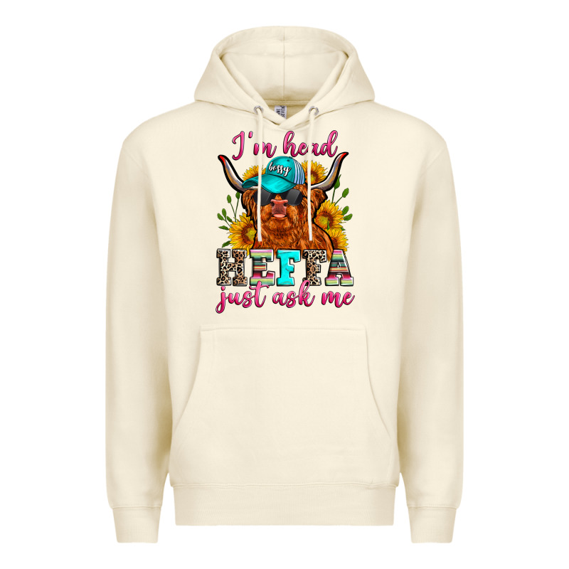 I'm Head Heffa Just Ask Me Premium Hoodie by Zillion Design Studio | Teevron
