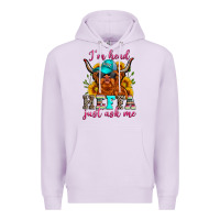 Lilac i'm head heffa just ask me Premium Hoodie - Zillion Design Studio