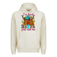Oatmeal Heather i'm head heffa just ask me Premium Hoodie - Zillion Design Studio