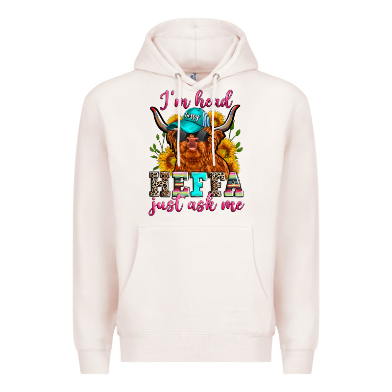 I'm Head Heffa Just Ask Me Premium Hoodie by Zillion Design Studio | Teevron