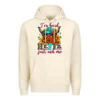 Sandshell i'm head heffa just ask me Premium Hoodie - Zillion Design Studio
