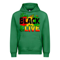 Emerald stay black and live Urban Hoodie - Zillion Design Studio