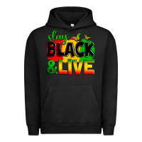 Pigment Black stay black and live Urban Hoodie - Zillion Design Studio