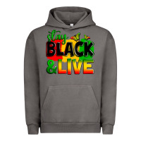Pigment Tornado stay black and live Urban Hoodie - Zillion Design Studio