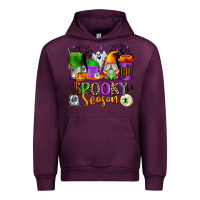 Mauve Wine Spooky Season Coffee Cups Urban Hoodie - texasbilliewilder
