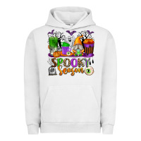 Pigment Lunar Rock Spooky Season Coffee Cups Urban Hoodie - texasbilliewilder