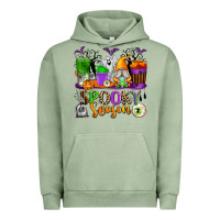 Pigment Oil Green Spooky Season Coffee Cups Urban Hoodie - texasbilliewilder