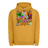 Pigment Peanut Butter Spooky Season Coffee Cups Urban Hoodie - texasbilliewilder